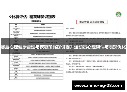 赛后心理健康管理与恢复策略探讨提升运动员心理韧性与表现优化